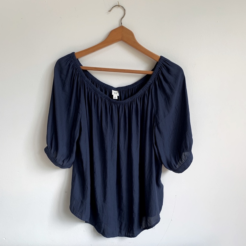 Gap Medium Navy Blue Top
